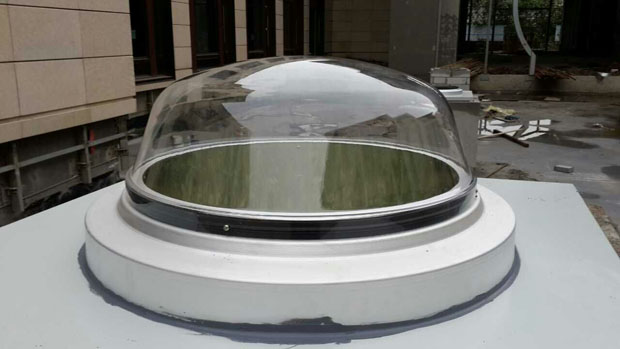 无电照明系统采光罩特写 无电照明系统采光罩特写