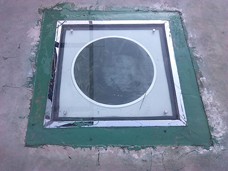 平板形采光器节点图-导光管采光系统