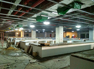 菜市场管道式日光照明应用 菜市场管道式日光照明应用