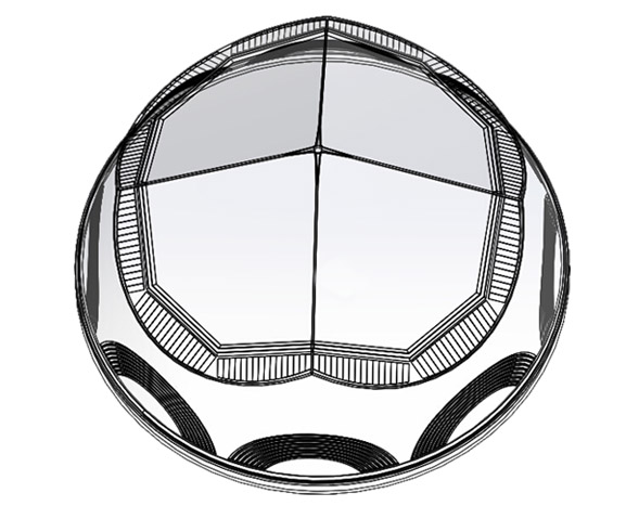 钻石型采光罩-光导照明系统 钻石型采光罩-光导照明系统