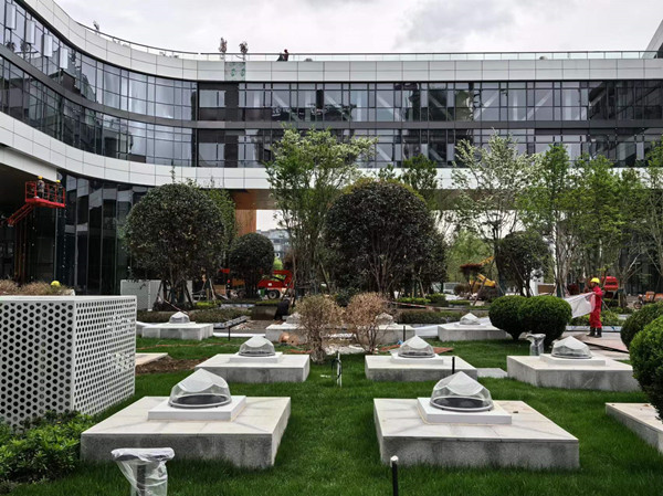 无电照明系统应用于中国移动成都研究院